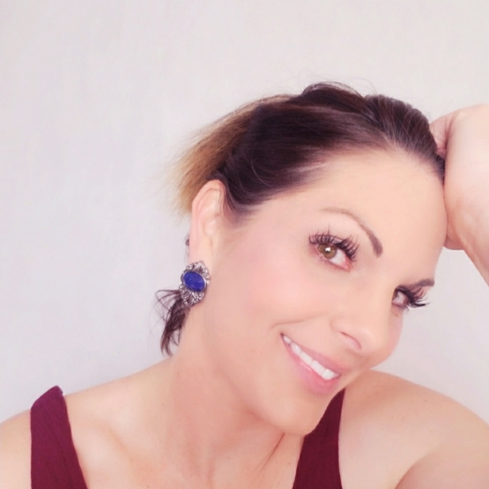 VINTAGE Blue and Silver Earrings